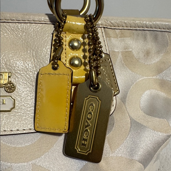 Coach Madison Julianne Op Art satchel handbag 12963 - Picture 6 of 12